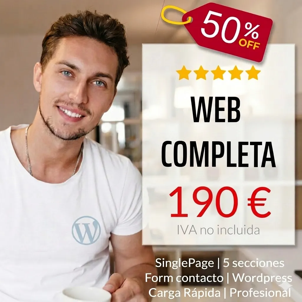 Oferta Diseño Web OnePage